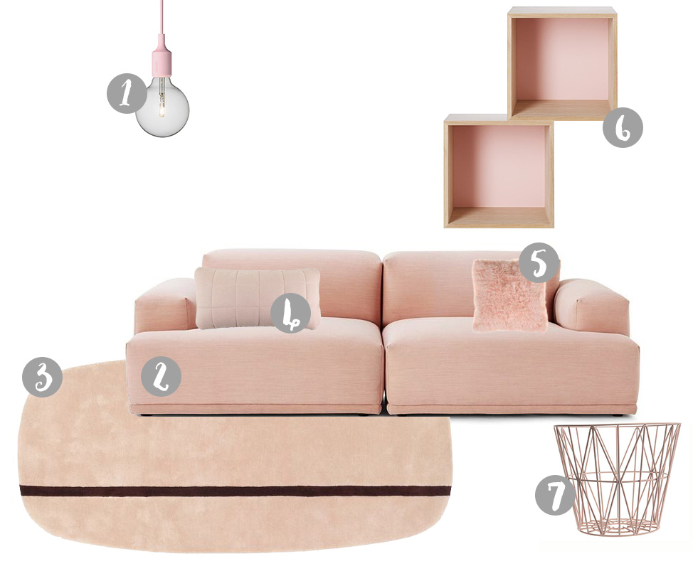 Pantone Colour of the Year 2016 Living room