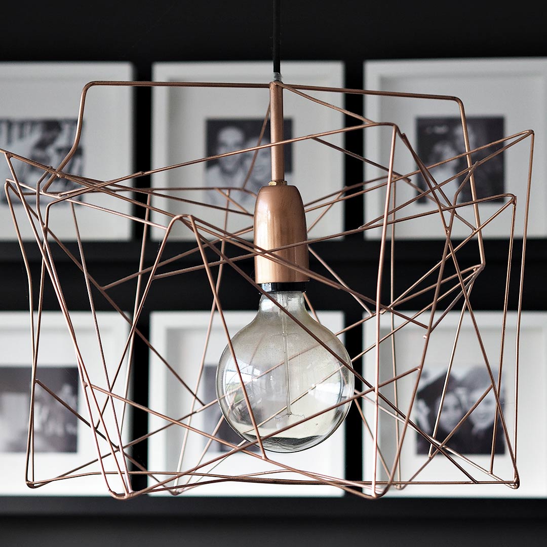 monochrome dining room