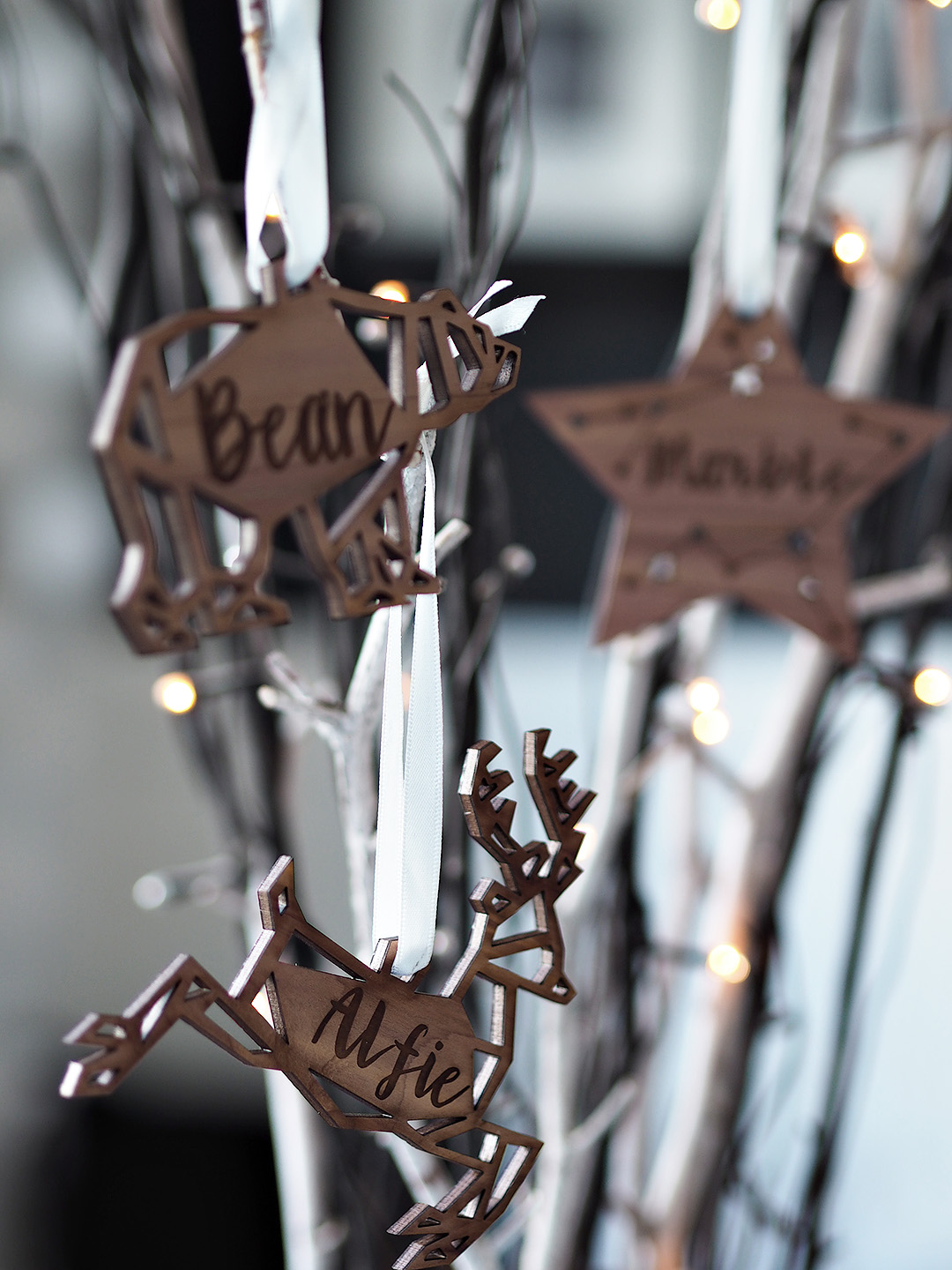 Personalised Scandi Christmas Decorations