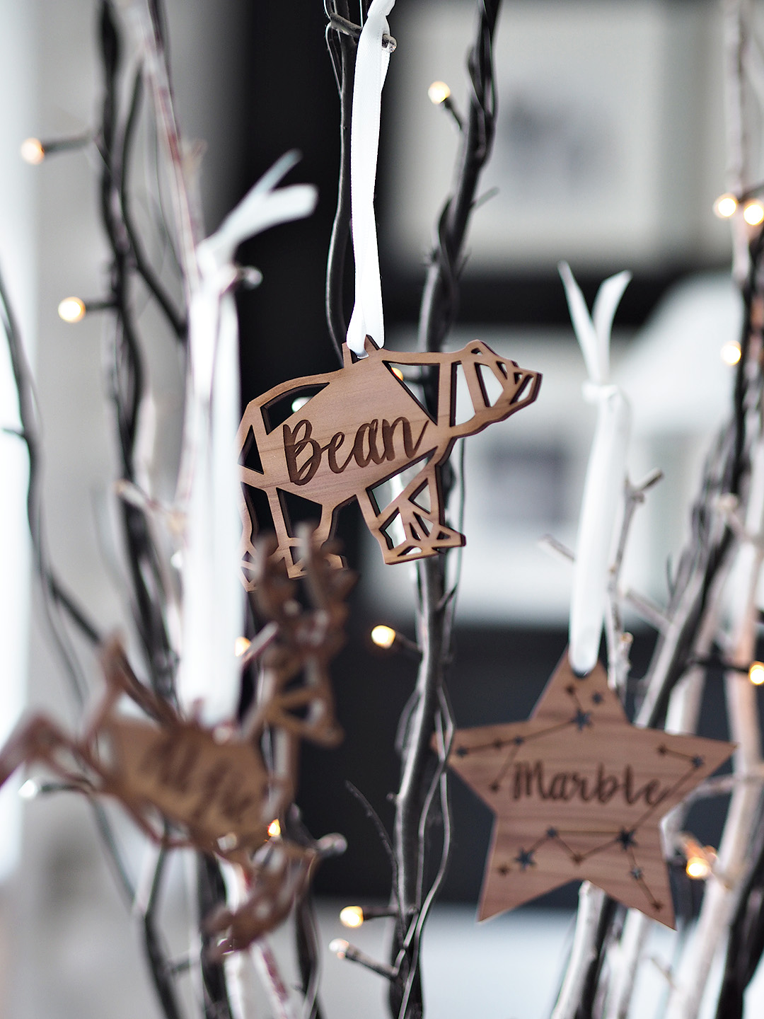Personalised Scandi Christmas Decorations