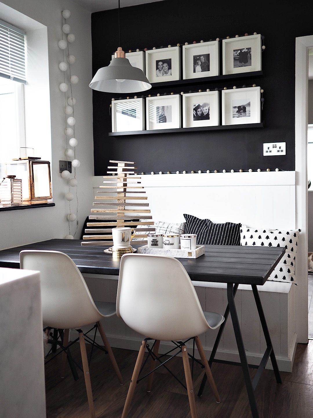 Monochrome Dining Room