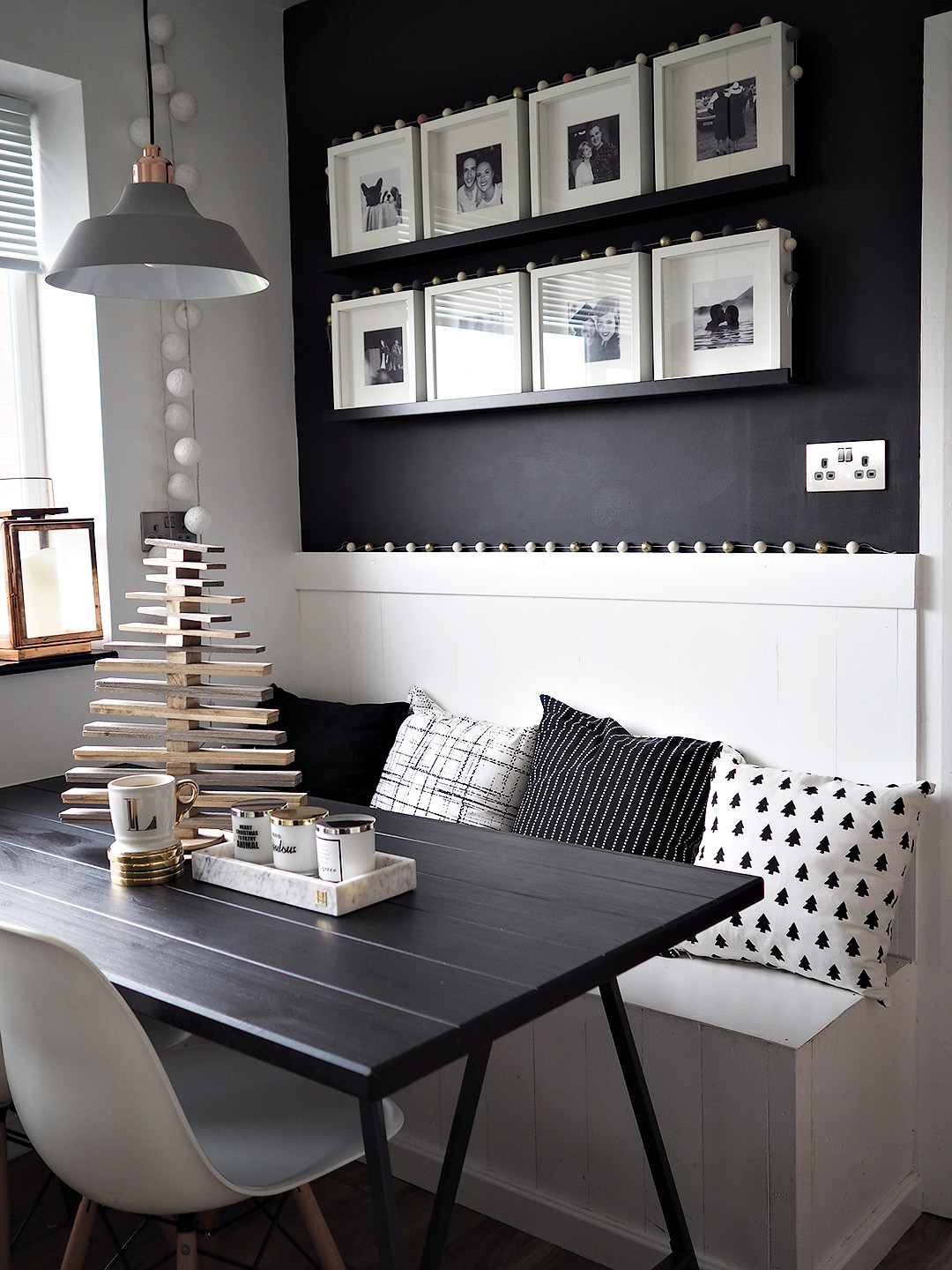 Monochrome Dining Room