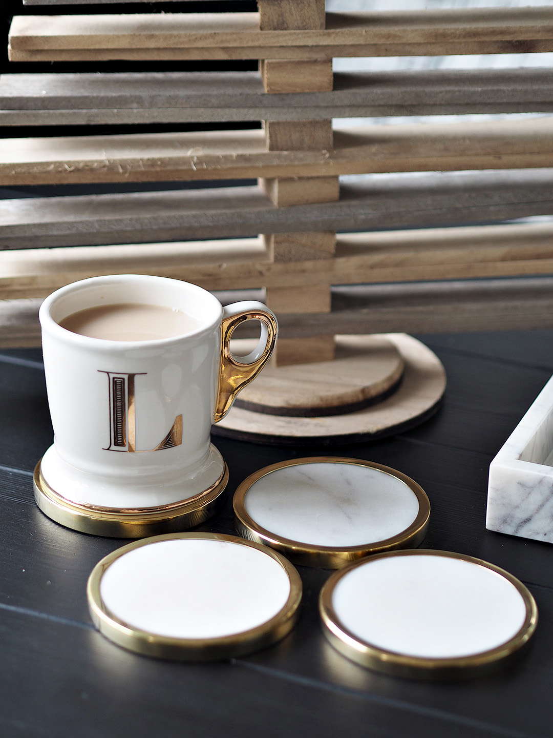 Monochrome Dining Room