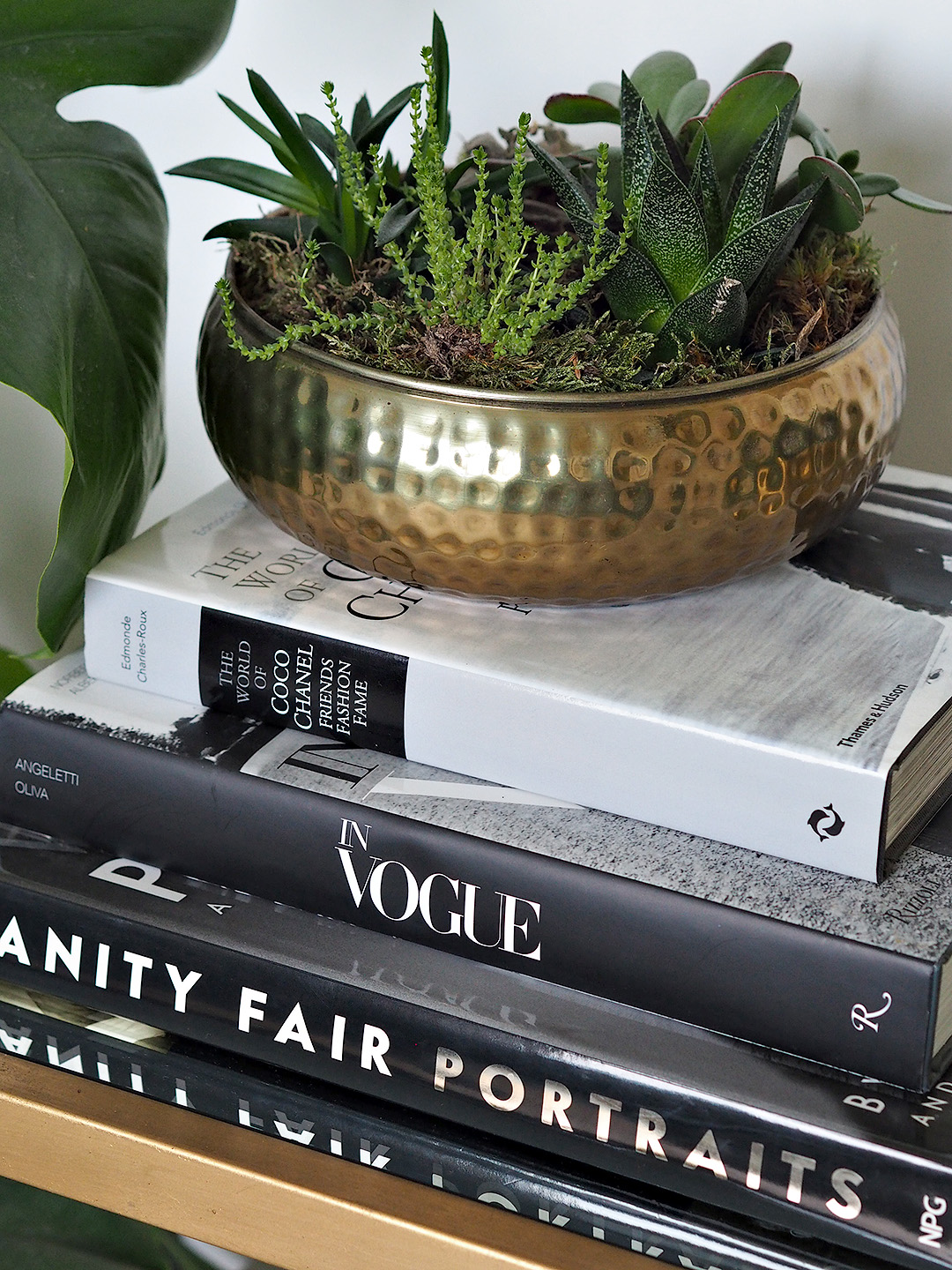 Gold Side Table