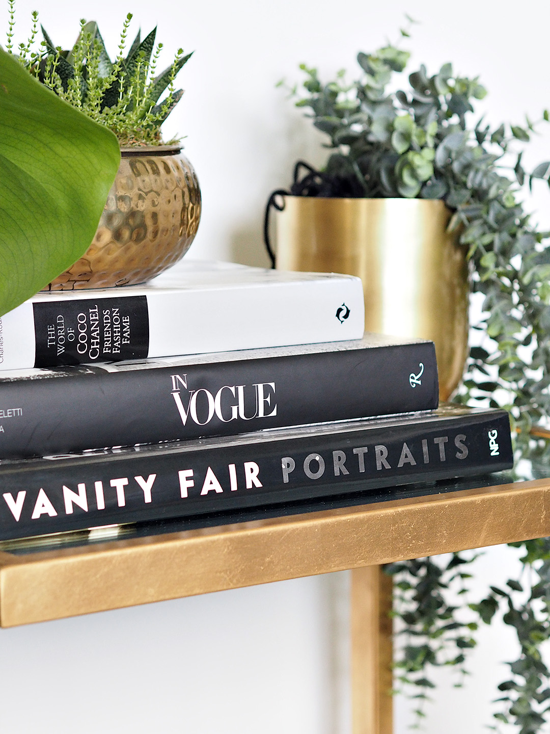 Gold Side Table
