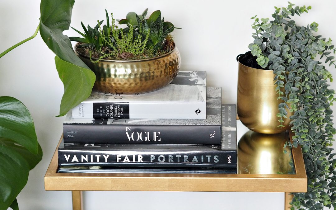 How To Style A Gold Side Table