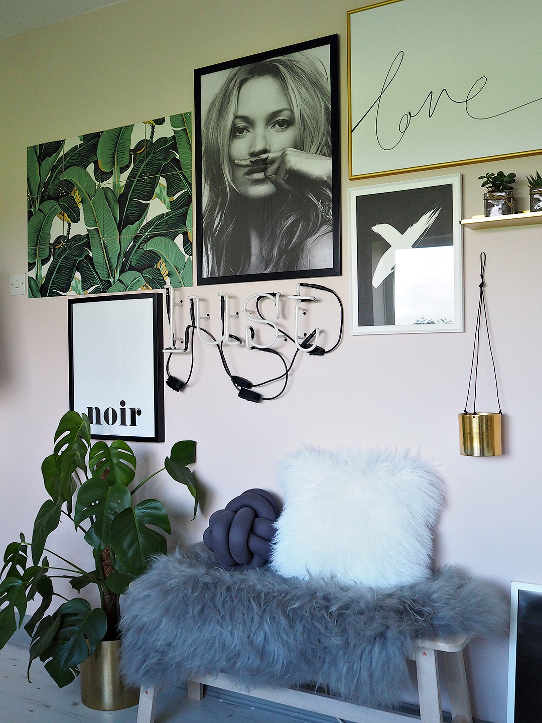 Blush Gallery Wall