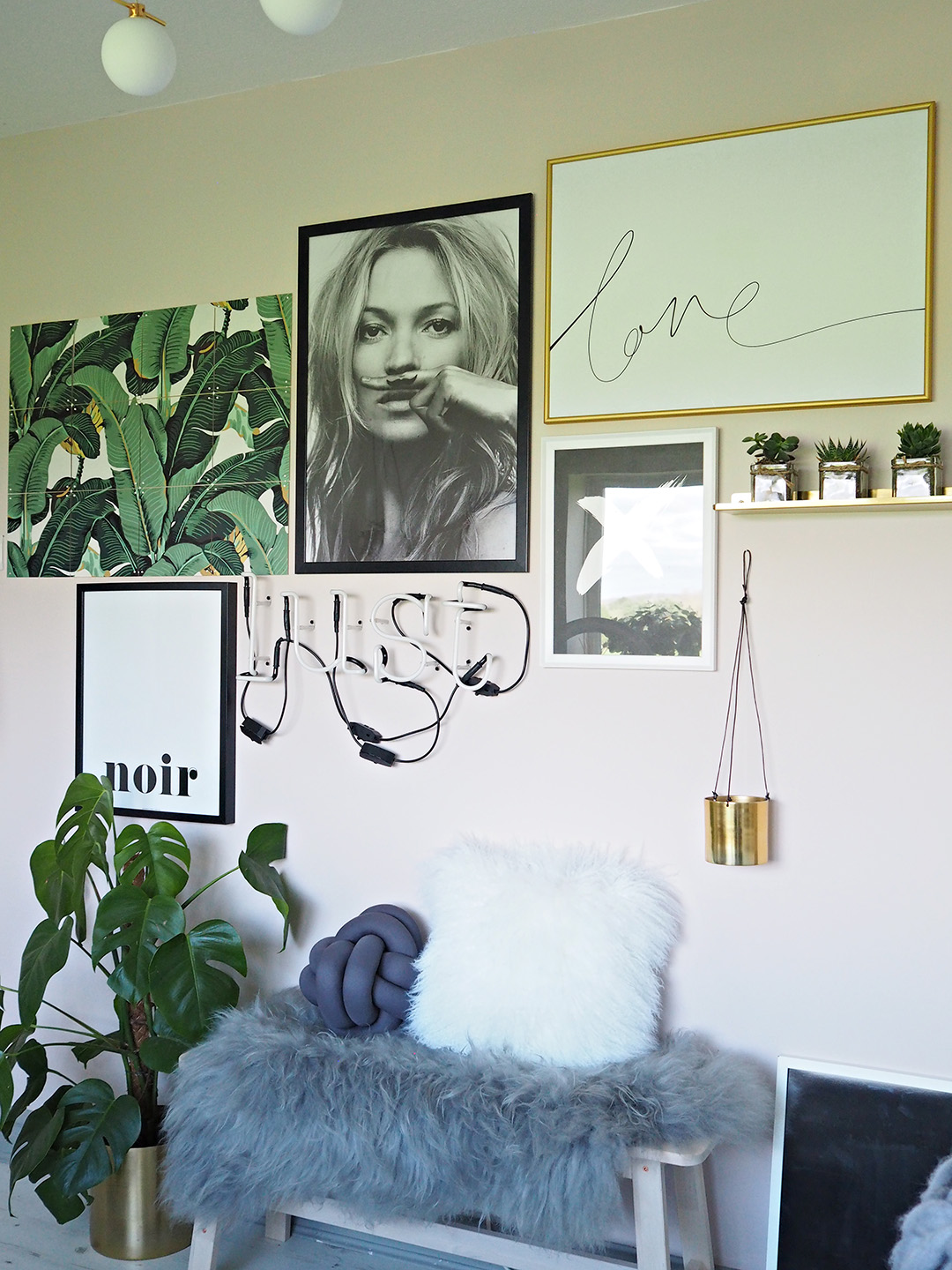 Blush Gallery Wall