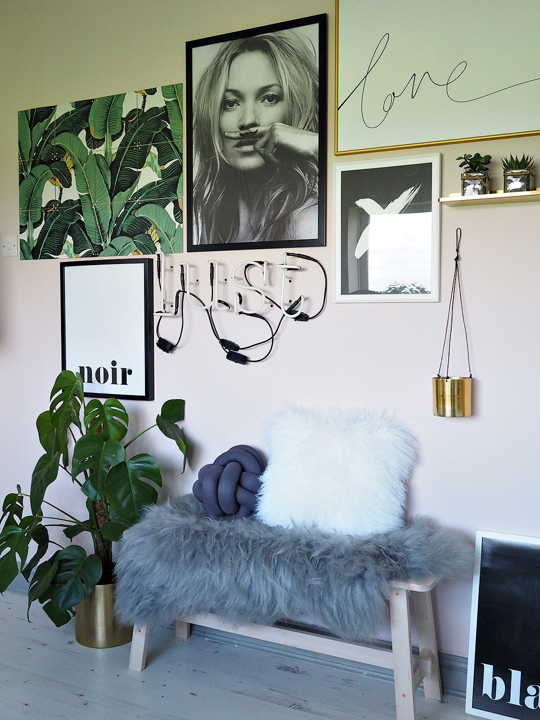Blush Gallery Wall
