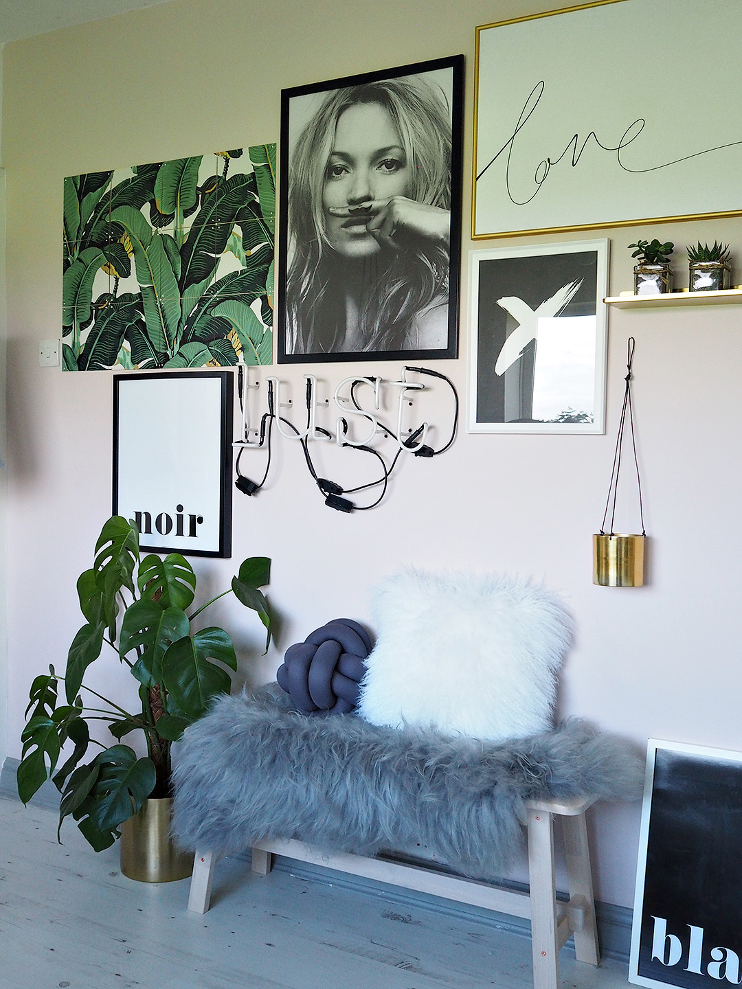 Blush Gallery Wall