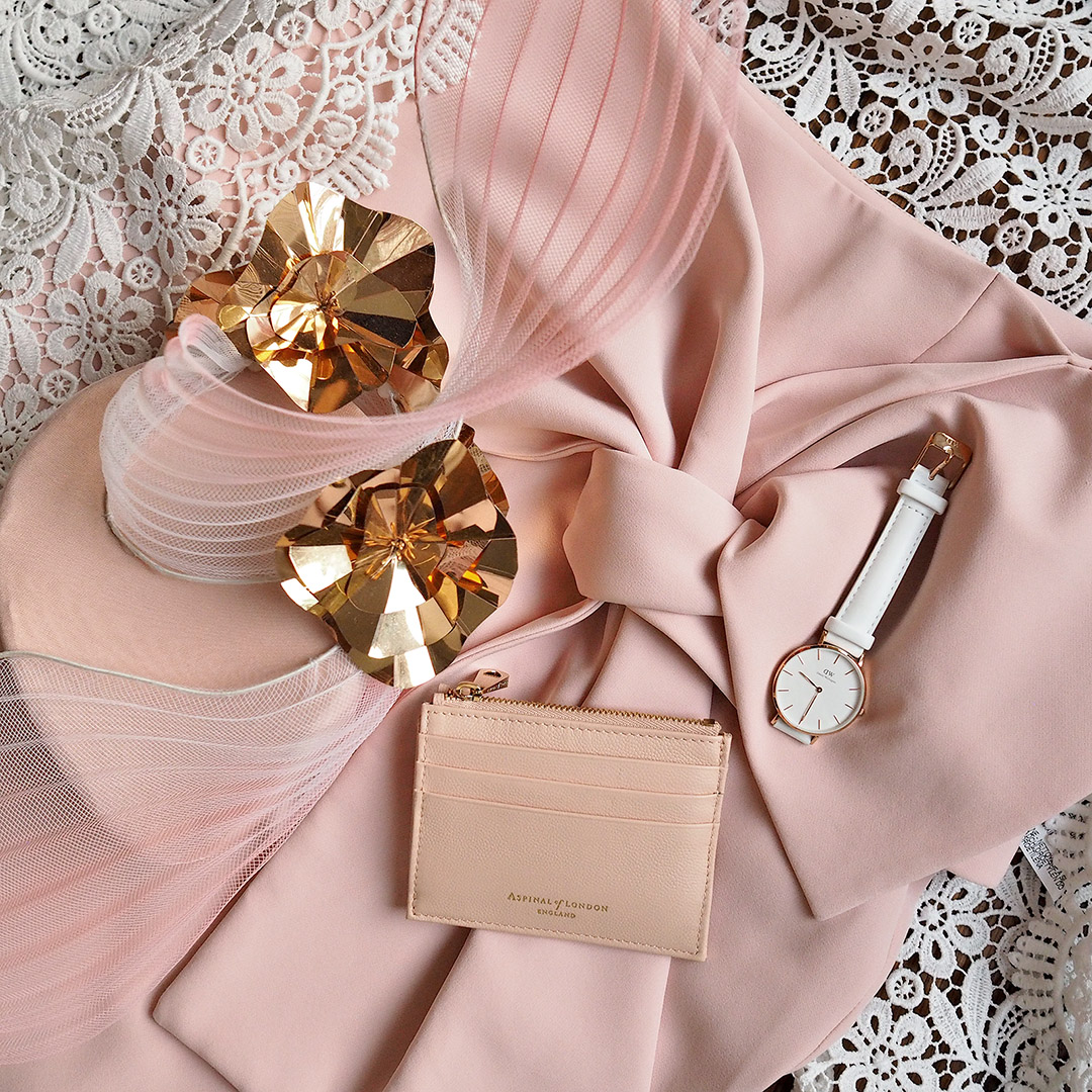Coast Lui Blush Bow Pencil Skirt