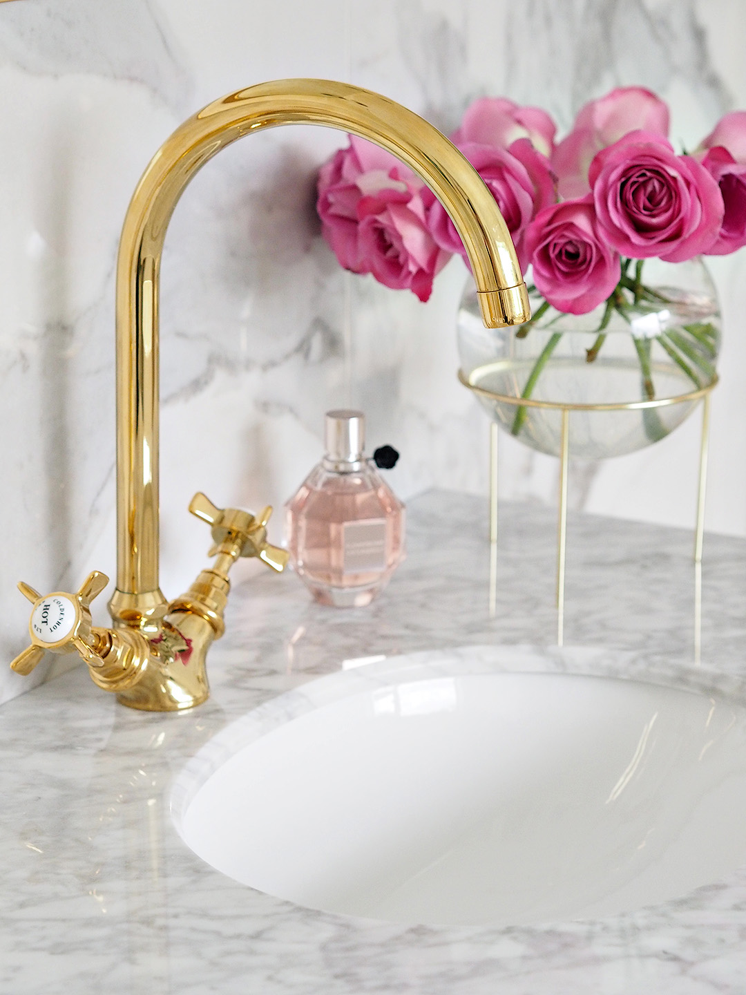 Marble & Gold Bathroom