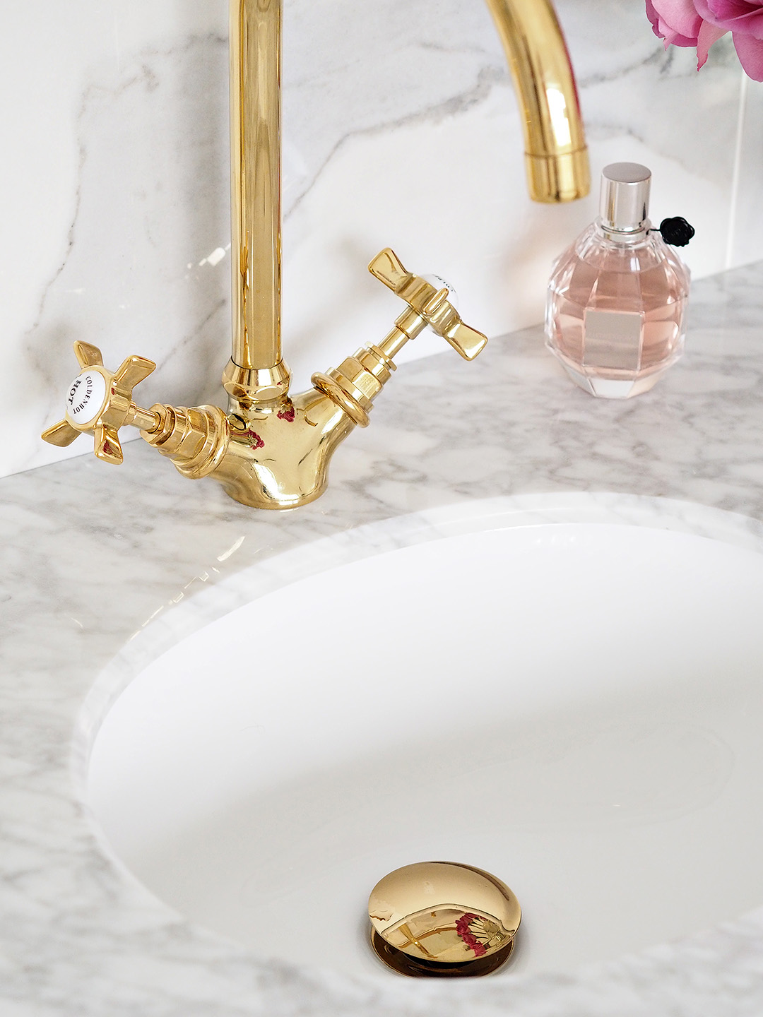 Marble & Gold Bathroom