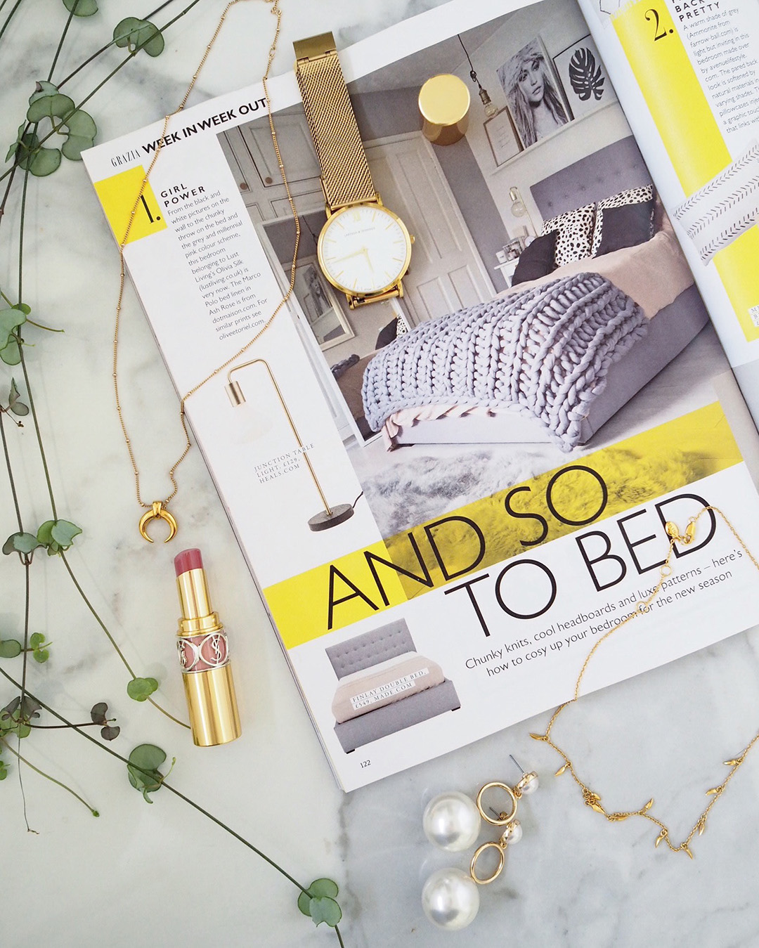 Lust Living Bedroom Feature Grazia Magazine