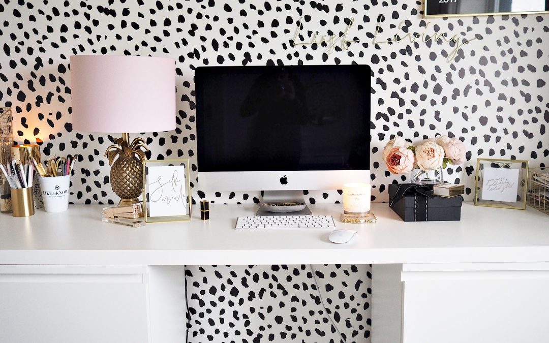 Home Office Tour Ft. IKEA Desk Hack