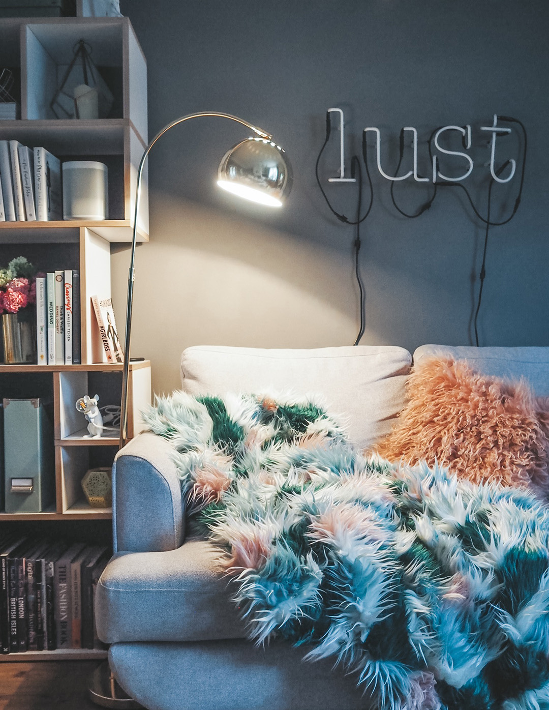 DFS Lull Grey Sofa