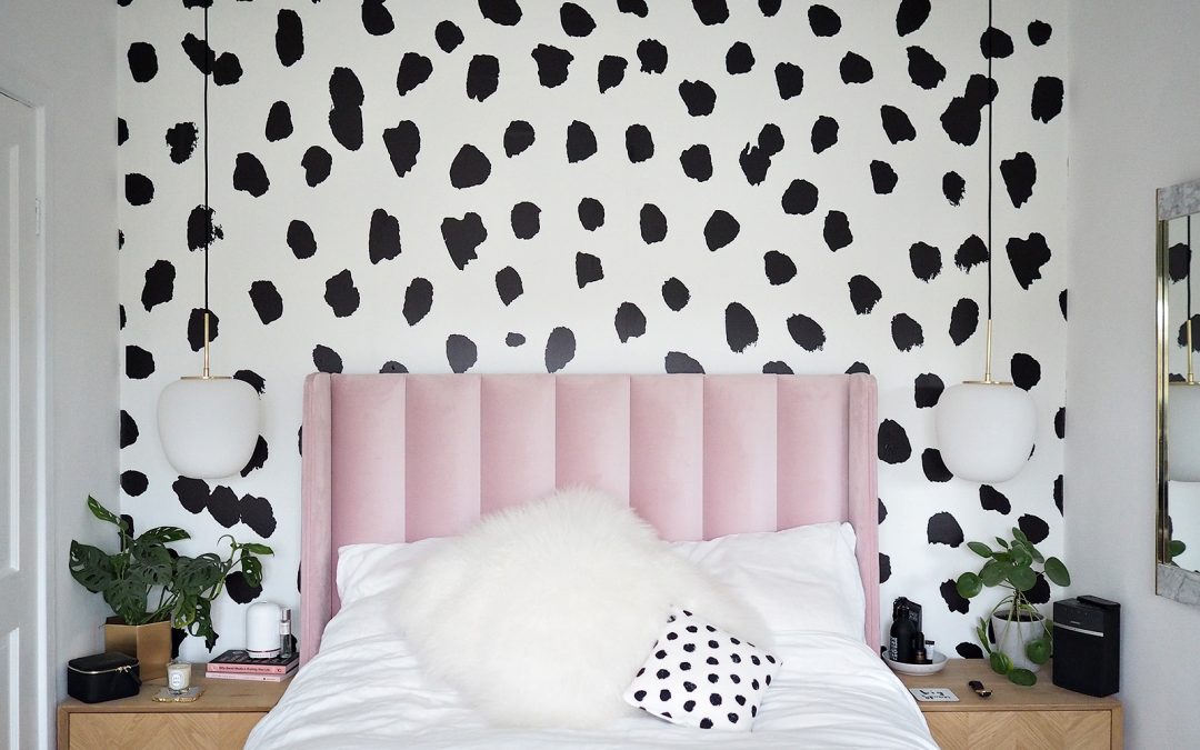 Dalmatian Print Pink Parlour Bedroom Makeover