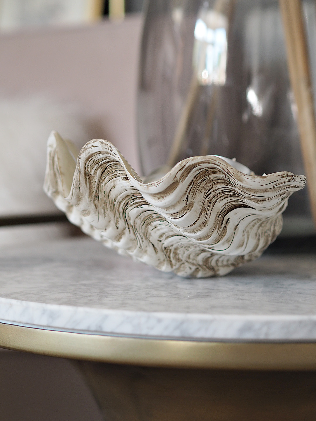 Faux Giant Clam Shell