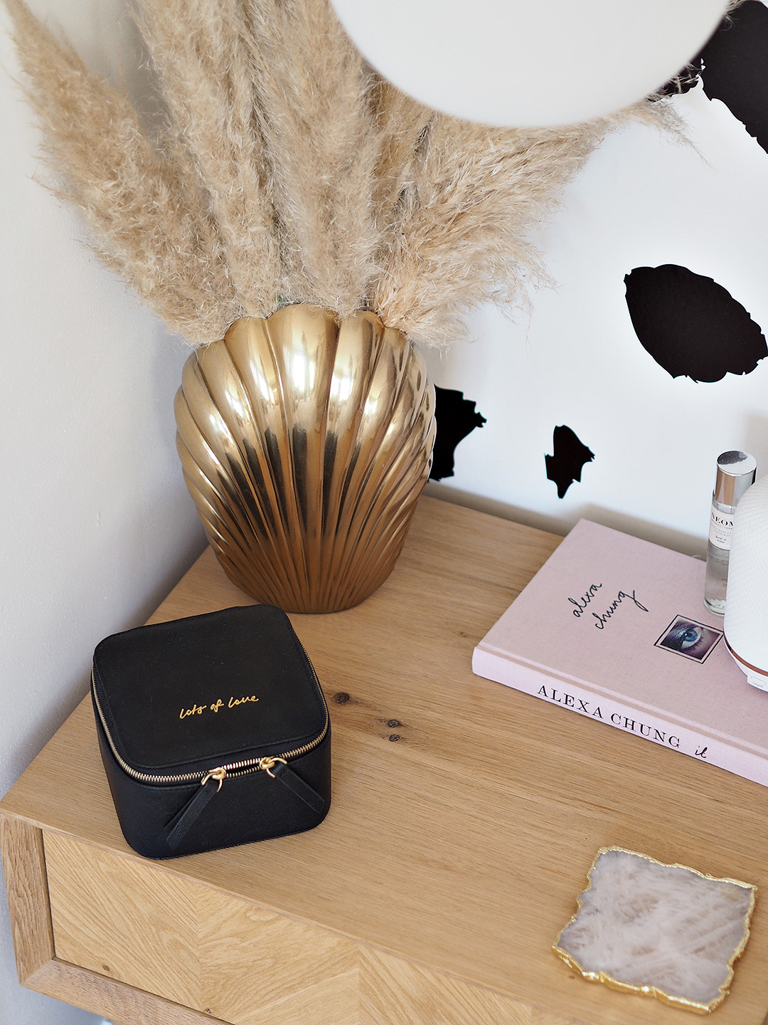 H&M Home Brass Shell Vase
