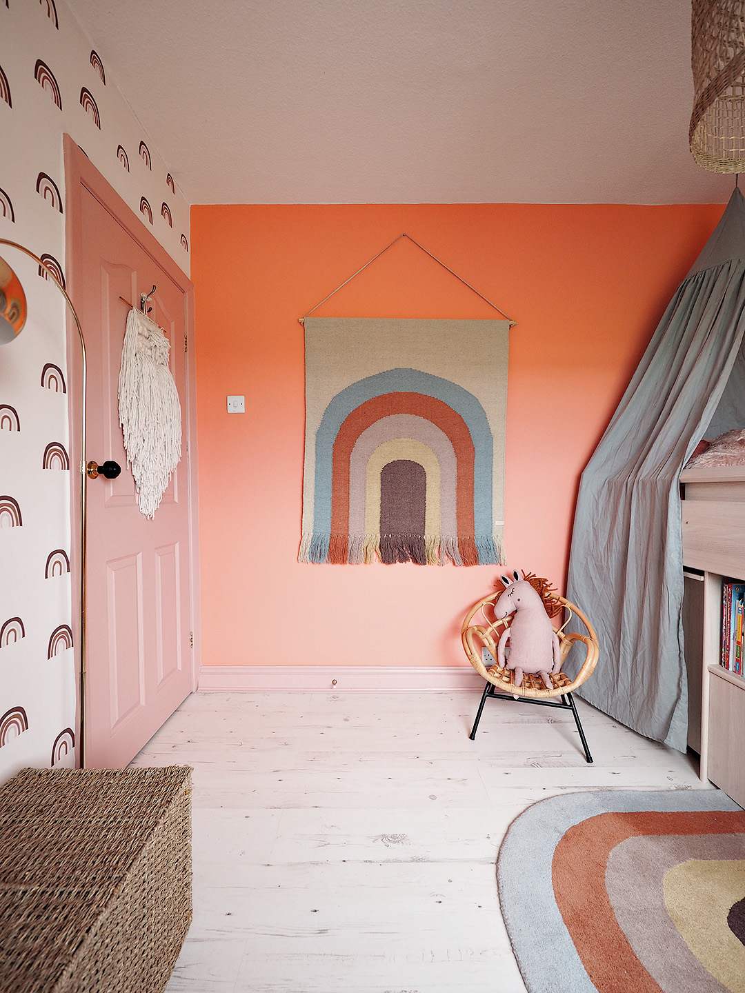 Children's Rainbow Bedroom Reveal