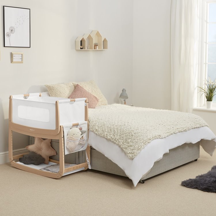 Snuzpod3 Natural Bedside Crib