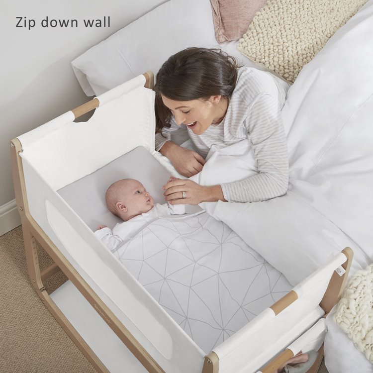 Snuzpod3 Natural Bedside Crib