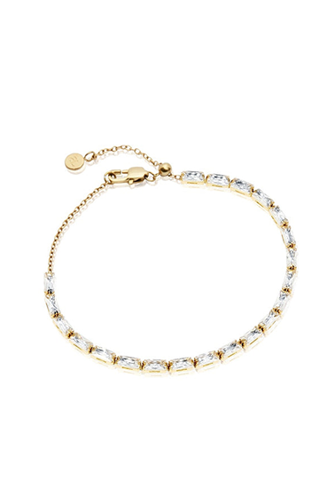 gold affordable baguette bracelet