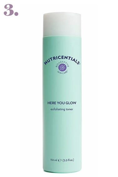 skincare routine nutricentials here you glow exfoliating toner